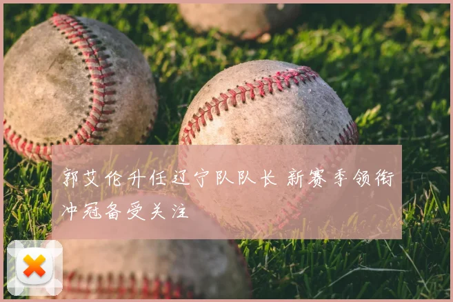 郭艾伦升任辽宁队队长 新赛季领衔冲冠备受关注
